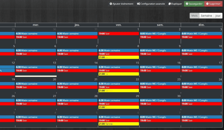 Calendrier